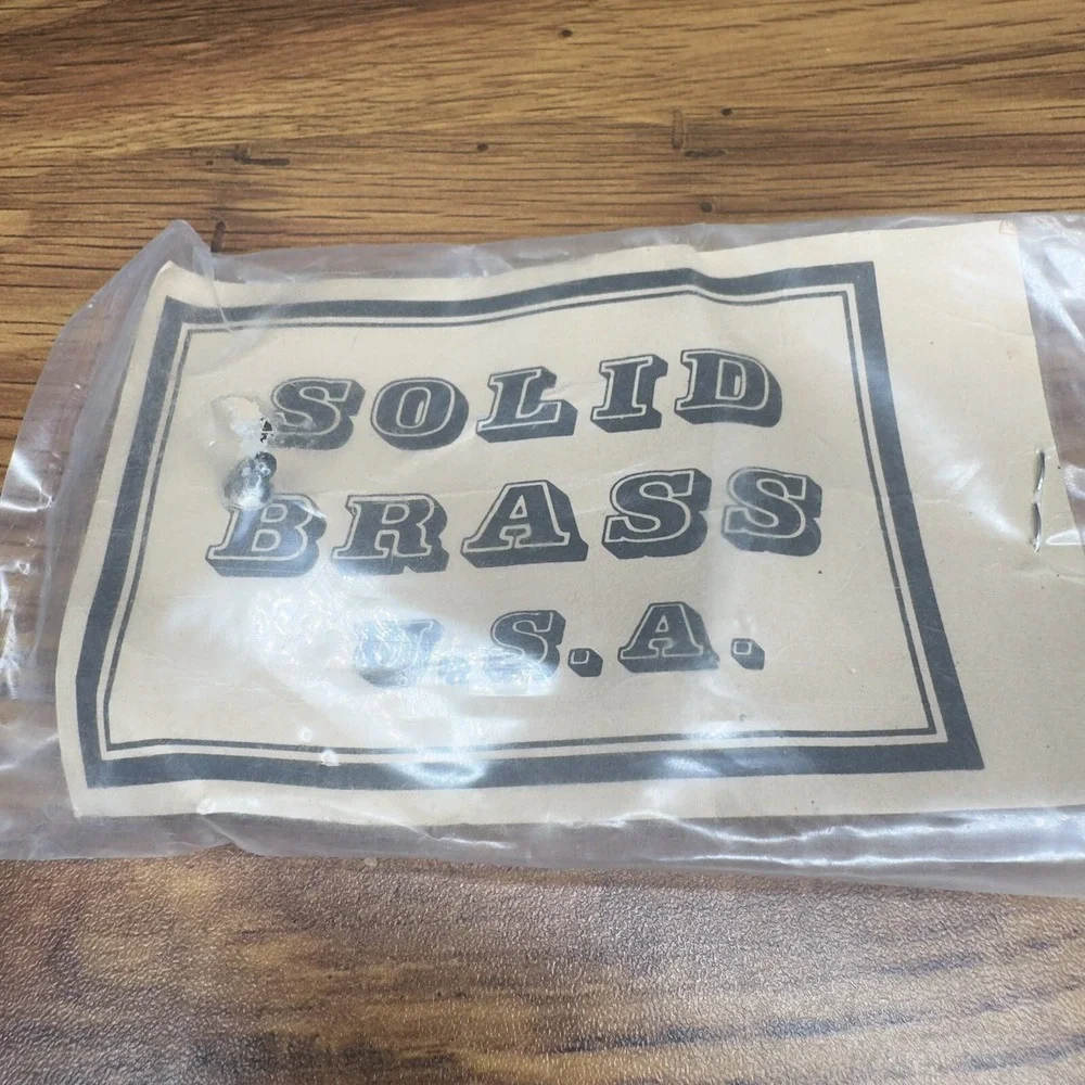 Vintage Solid Brass Belt Buckle BAR X Ranch Western Cowboy Made in USA